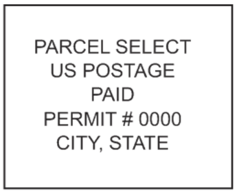 Parcel Select Mail Stamp PSI-4141 - Click Image to Close